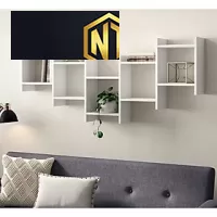KỆ TREO TƯỜNG VÁN GỖ MDF CÔNG NGHIỆP